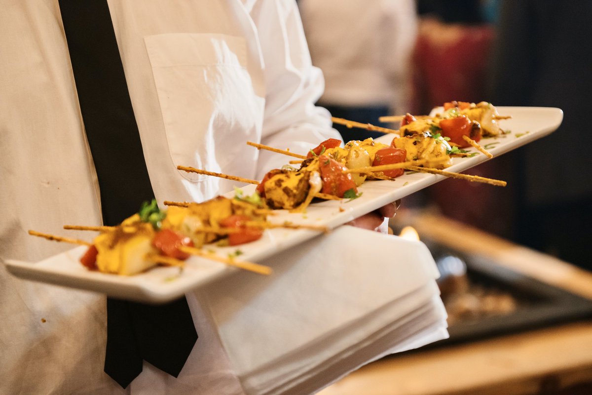 Our Paneer Shashlik is a delicious canapé option which is guaranteed to wow your guests! 😍 🤤🧀 
.
.
.
.
.
#food #indiancuisine #canapes #delicious #coriandergroup #venues #weddingvenues #events #eventmanagement #weddingplanner #eventplanner #party #foodlovers #cheese #foodphoto