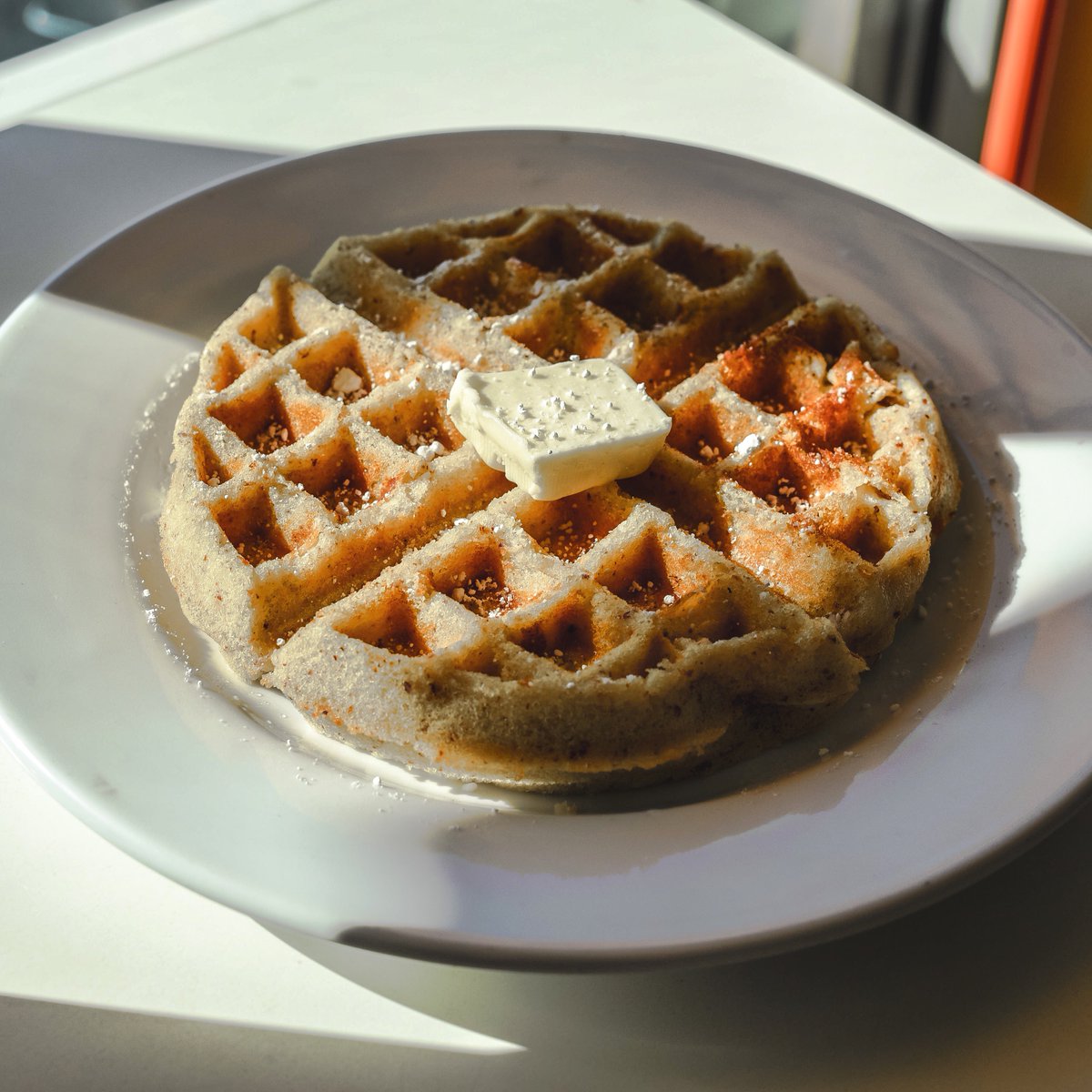 TheButterCafe's tweet photo. Rise and shine! It’s waffle time 🙌 
Do you know a special woman who deserves a delicious waffle today? Treat her to one for #InternationalWomensDay! https://t.co/ZyCJ3cBe5w