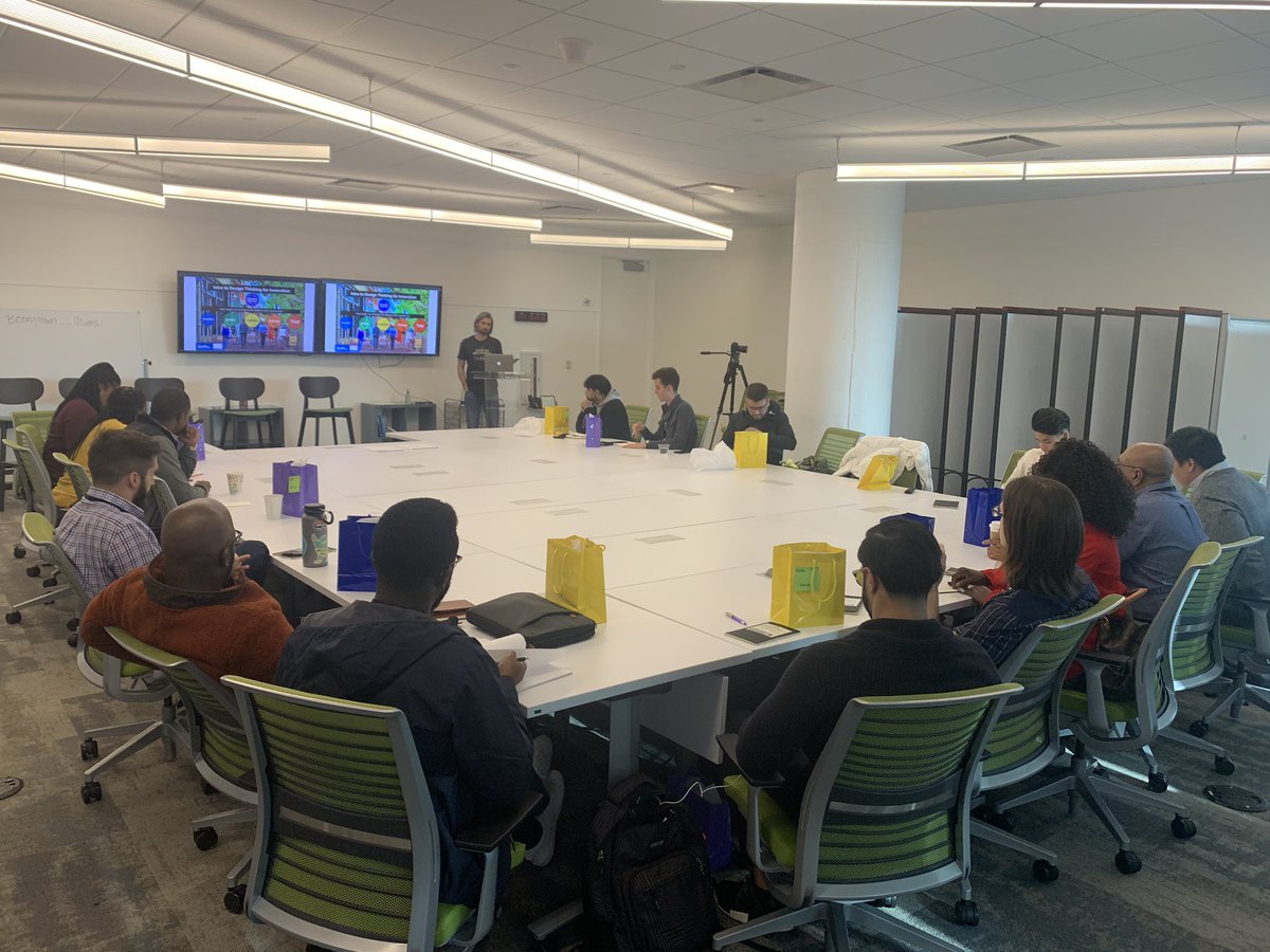 davideckoff's tweet photo. Today is Day 1 of Cohort 4 at the NBCUniversal @TheFarmATL startup accelerator. Ricky Hunter led a seminar in design thinking. And founders “got out of the building” right from the start.  #innovation #startupaccelerator #startups #atlanta #designthinking https://t.co/ScTqTq821j