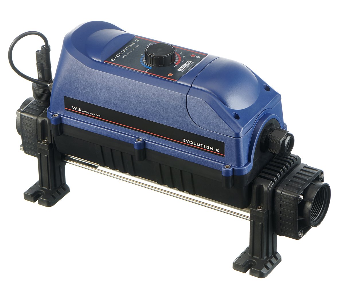 CertikinUK's tweet photo. The Elecro Evolution 2 provides efficiency, safety, and above all reliability to effortlessly heat your pool to the desired temperature. A range of power options are available and being fully equipped and pre-wired, installation is quick and easy. https://t.co/a06dBPyHkC