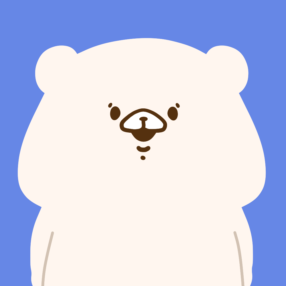 bear polar bear no humans simple background blue background looking at viewer animal focus  illustration images