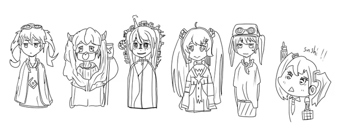 ミクの日ギリギリ間に合った
好きなMVのミク描きまくった(雑)
#ミクの日 