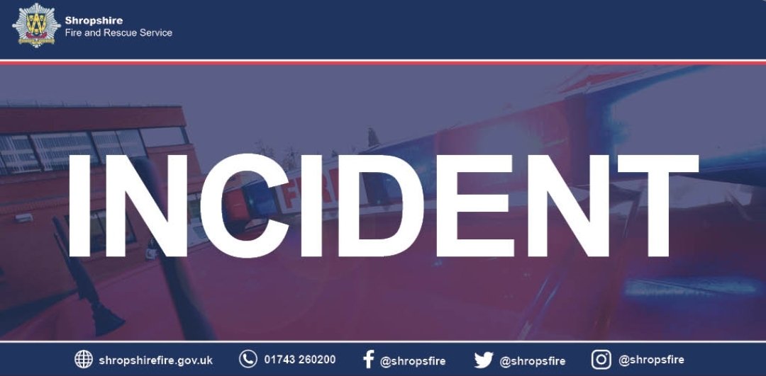 SFRS_Wenlock's tweet photo. The crew from Much Wenlock, along with colleagues from @SFRS_Wellington and Tweedale, are currently dealing with a property fire in Broseley.
For updates on this incident, and others, follow the link below.

https://t.co/0t78C5u8uY

#MuchWenlock #OnCall #14P2 #PropertyFire https://t.co/RCsIbw6kLP
