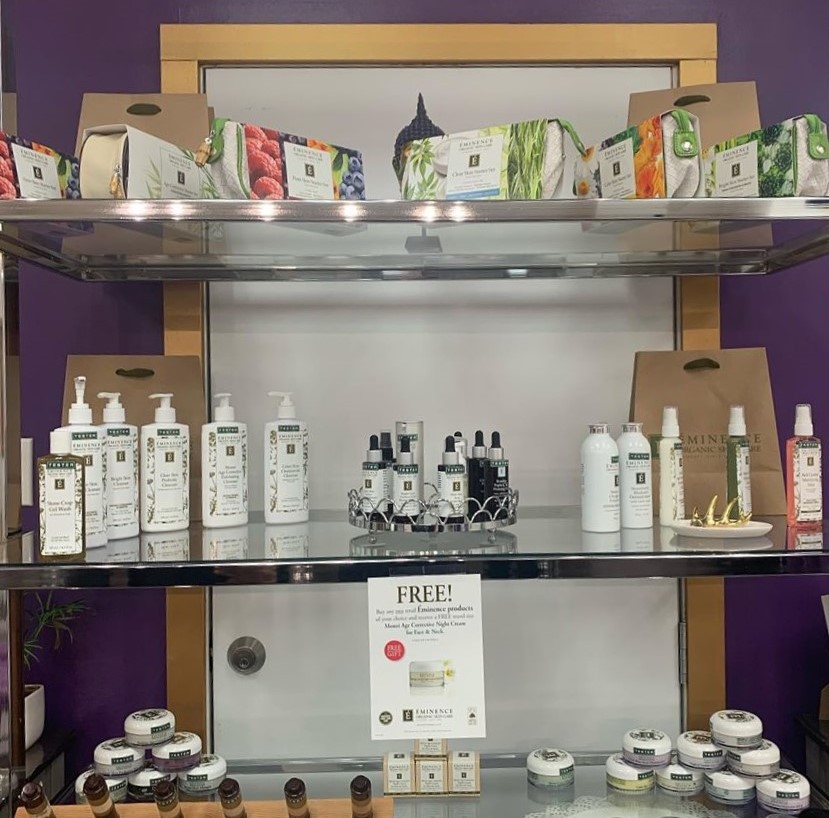 Girlfriends Facial &amp; Brow Bar carries Eminence Organic Skin Care! 

Eminence Organics is passionate about using the best natural, organic and Biodynamic® ingredients to bring our Customers the healthiest and most effective skin care products.