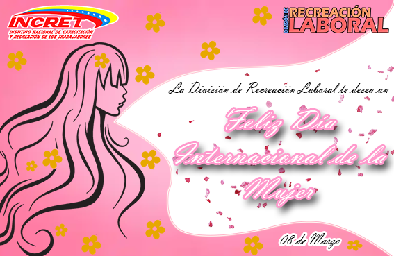 RecreLaboral's tweet photo. #FelizInicioDeSemana #FelizLunes #9Mar #EscudoBolivarianoII2020 Feliz Día Internacional de la Mujer❤ @NicolasMaduro @EduardoPinateS @MPPPSTVe @Incret_Oficial #RecreamosParaLaPaz #RecreacionLaboral https://t.co/19bGuubpTw