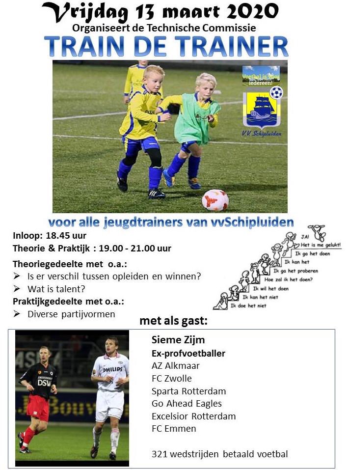 Vrijdag as (13 maart) weer een Train de Trainer met <a href="/SiemeZijm/">Sieme Zijm</a> 💪🏼⚽️