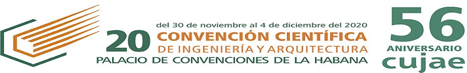 La Universidad Tecnológica de La Habana, Cujae, convoca a la comunidad científica, académica y profesional a la XX CONVENCIÓN CIENTÍFICA DE INGENIERÍA Y ARQUITECTURA (CCIA 20) del 30 de nov al 4 de dic de 2020, La Habana, Cuba.
ccia.cujae.edu.cu