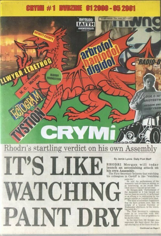 ankstmusik's tweet photo. 📽️Our #CRYMI film is 20yrs old!
Mae #CRYMI yn 20!🎥
https://t.co/EXje7Xo1ny
See what the Alternative Welsh Underground looked like back then!View for free(with subtitles) on @ambobdim platform @huwstephens @gruffingtonpost @adamwalton @therealrhysmwyn @davidwrench
#digidol x https://t.co/1SWEqAYSFD