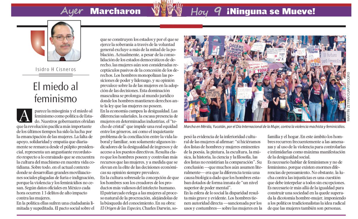 isidrohcisneros's tweet photo. Comparto mi columna sobre sobre la misoginia oficial:

https://t.co/rGFdoFhsUS

@Congresistas @mesa_plural @hectorcasto53 @nuveroja1 @ivanoa2 @olga_gonzalez_m @openletter1 @MexicoSocial_ @RogelioMunizT @asia_hot @EEYYYAA @Rodrigodecastil @maguifisher @evizarretea @navysanmartin https://t.co/i0W9kZGucr