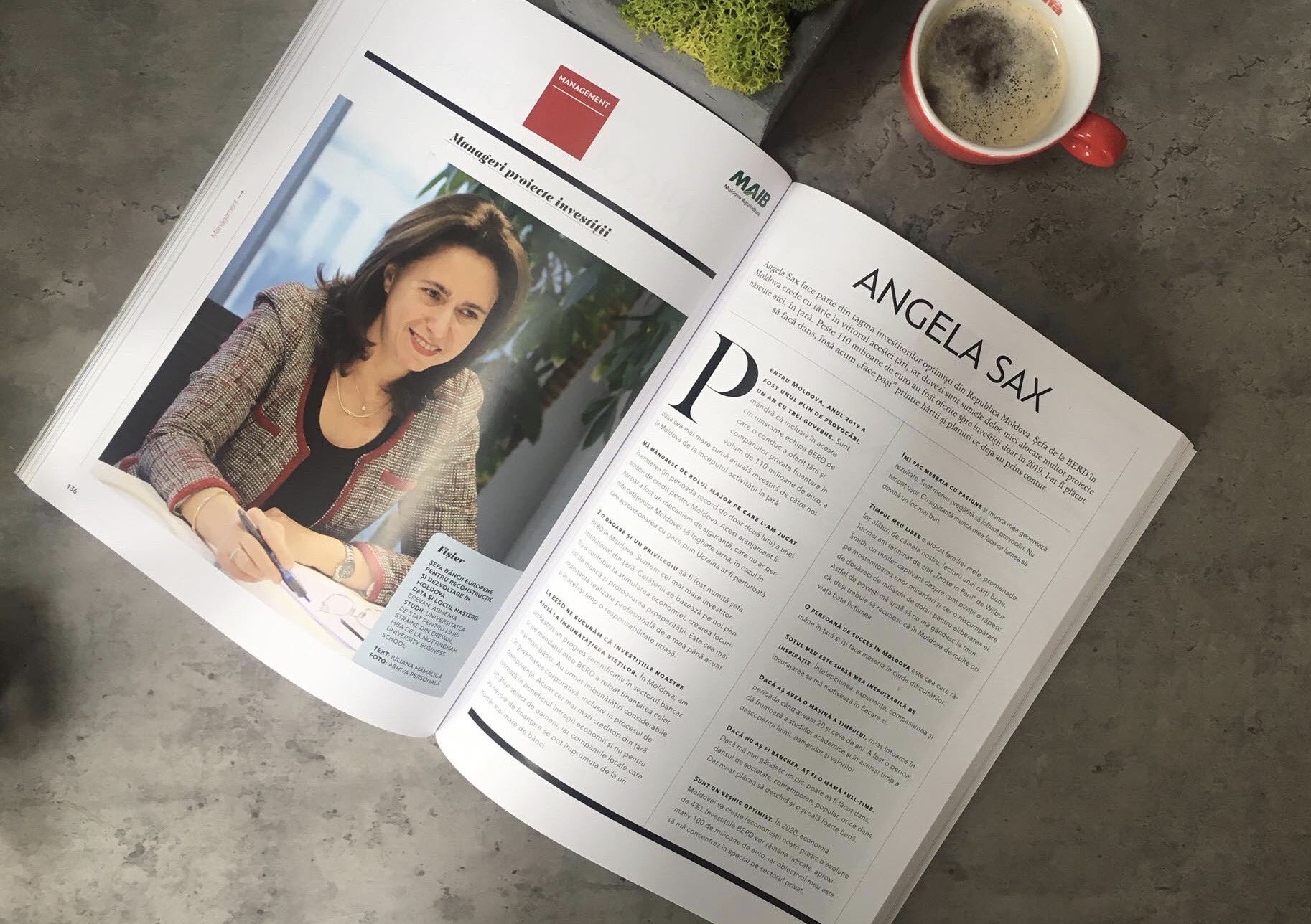 Person Of The Year Accolade For Ebrd Head Of Moldova