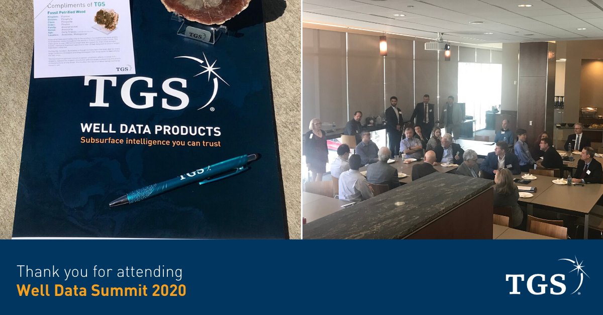 TGScompany's tweet image. Thanks to everyone who joined us at the Well Data Summit &amp;amp; Onshore Forums.

TGS will be hosting another Well Data Summit in Calgary on May 5th. Click the link for more details: hubs.ly/H0nrSW_0

#TGS #SubsurfaceIntelligence #EnergyStartsWithUs #Seismic #WellData #OilandGas