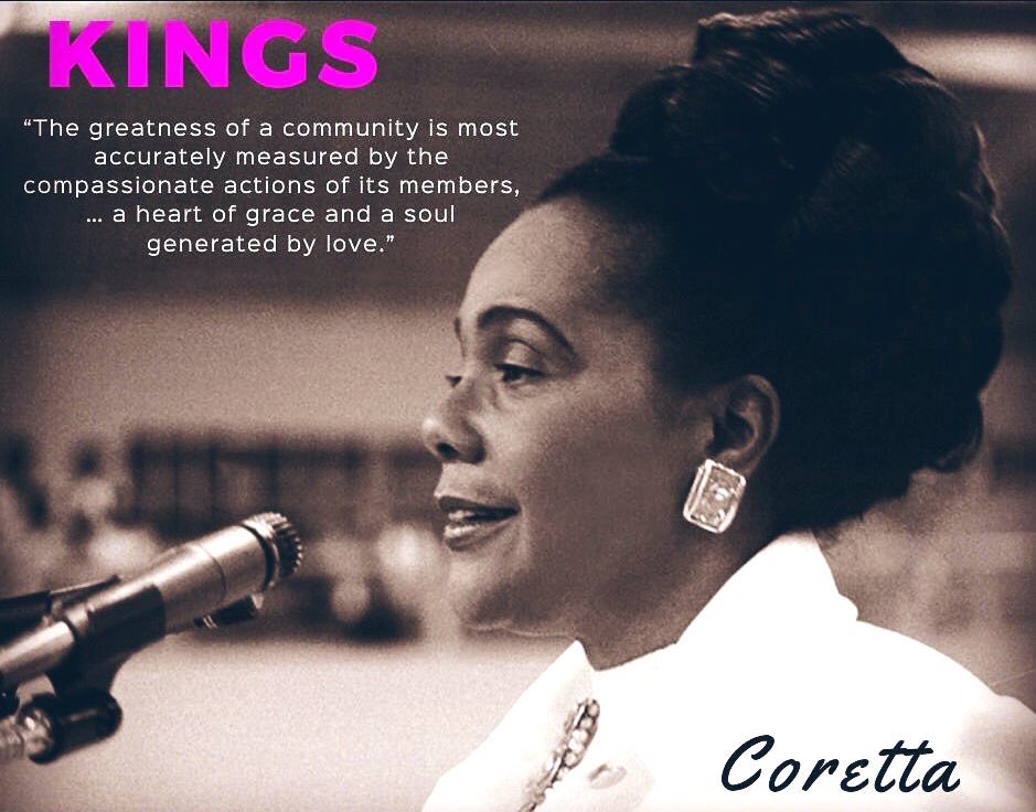 TheKingCenter's tweet photo. “The greatness of a community is most accurately measured by the compassionate actions of its members.” #MondayMotivation #CorettaScottKing #HowToBeGreat #WomensHistoryMonth https://t.co/CGRHdwfua1