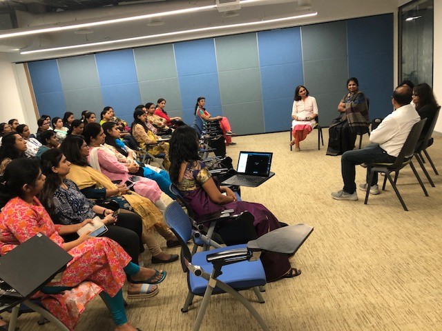 saplabsindia's tweet photo. It's just a day after #InternationalWomensDay and we're still continuing our celebrations. Today we had @ManjushaNair17, @meenv, @Menons_5, &amp; @GhoshSuds join us to share their insights on how to narrate a compelling story &amp; tips on becoming great storytellers. #IWD2020 https://t.co/7WhjyUxaeY