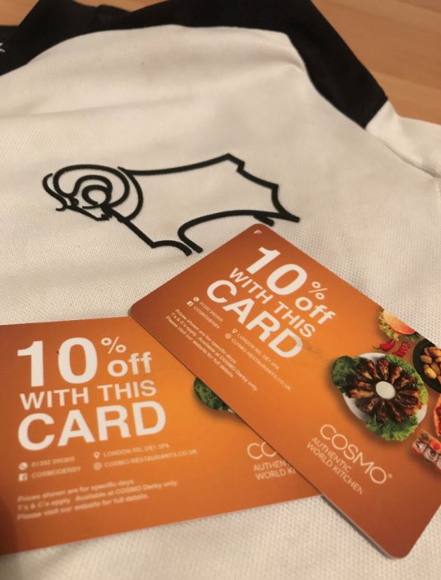 CosmoDerby's tweet image. Hey @louie_sibbo - congratulations on scoring your first senior goal for @dcfcofficial yesterday.

Pop into COSMO Derby next time you&apos;re free and we&apos;ll give you a FREE meal to celebrate!

(PS: #dcfc season ticket holders can enjoy 10% their meal, too)