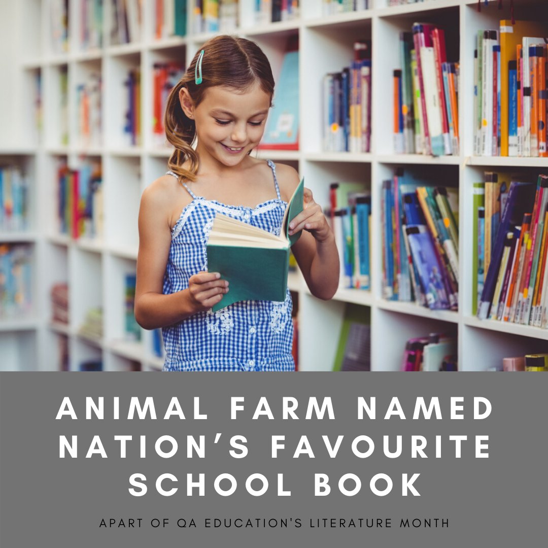 George Orwell’s Animal Farm has been voted the nation’s favourite ever school book in new research from <a href="/OxfordHomeSch/">OxfordHomeSchooling</a>! 📖 
What's your favourite school book? 
ow.ly/jQjJ30qopTR

#literature #schoolbooks #education