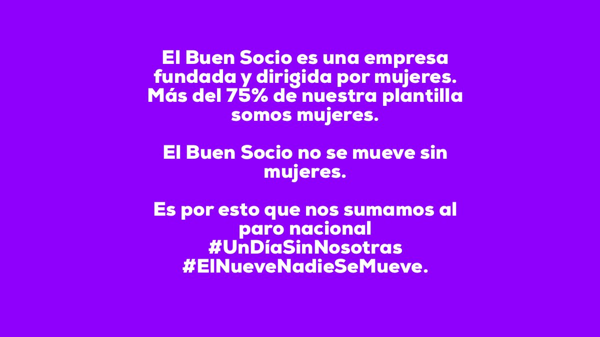 El Buen Socio tweet media