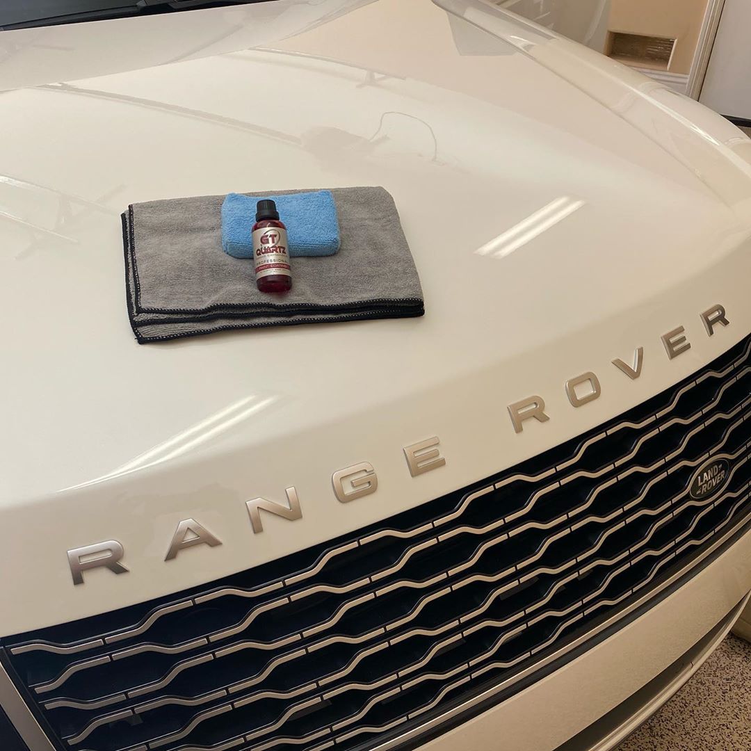 Gliptone's tweet photo. 🔥🔥Amazing job on this beautiful truck! @thebestdetail_lv
This brand new 2020 @rangeroverofficial for a wonderful client... full interior and exterior ceramic coating with @gliptone_usa pro!! #gliptone #gliptoneproducts #gtquartz https://t.co/Selj14FGWt