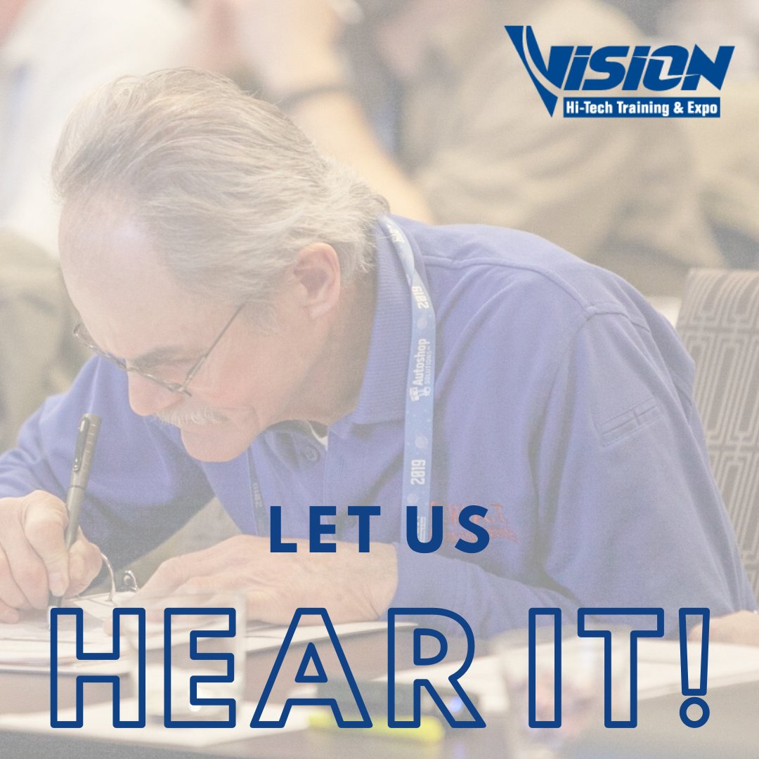 Let Us Hear It! 🗣️
What was the best take away you had here at VISION? What action are you now going to take in your shop? Leave us a comment below or message us about your experience! 
#VISIONKC2020 #MWACA #LetUsHearIt #Thanks