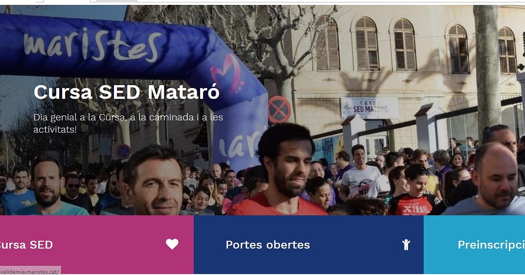 ATENCIÓ:
📸 Fotos
🏅 Classificació i diplomes.  
Avui i demà a valldemia.maristes.cat
<a href="/SedCursa/">Cursa SED Mataró</a> @Valldemia <a href="/sed_mataro/">SED Mataro</a> <a href="/ValldemiaAMPA/">AMPA Valldemia</a> <a href="/aelasoca/">AE La Soca</a> <a href="/AJMACORValldemi/">AjmacorValldemia</a> <a href="/MaristesCat/">Maristes Catalunya</a> <a href="/SEDCatalunya/">SED Catalunya</a>