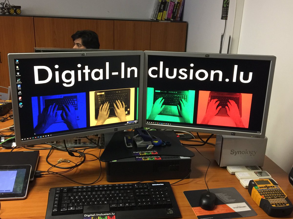 Yuriko_Backes's tweet photo. The « https://t.co/82U6AGrcSY » project in 🇱🇺 is a great example of 🇪🇺 #ESF supported project for #inclusion via #training of #refugees #jobseekers in our society #Digi4all #DigiCoach 👏👍 Visit today by Commissioner @NicolasSchmitEU #EUaddedvalue #BestPractice #EUandME 🇱🇺🇪🇺 https://t.co/KkpAkR7F9H