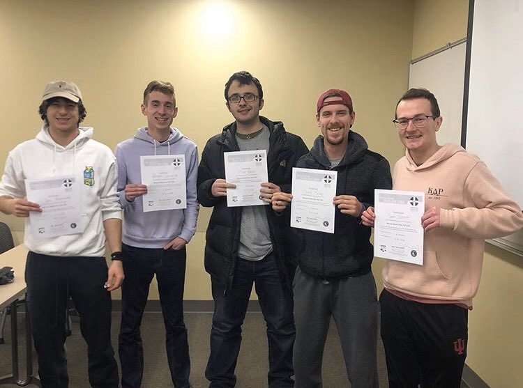 Five of our brothers got mental health training on Saturday! Thank you for taking the time out of your day to be there to get trained!