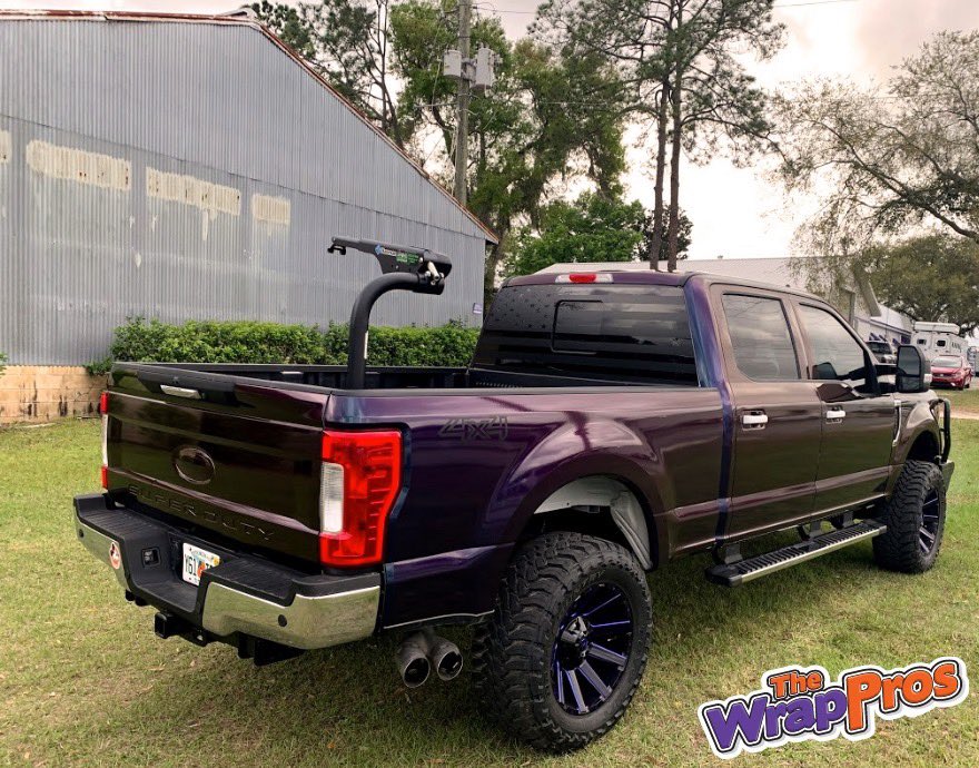 bbgraphics's tweet photo. This "Deep Space" color swap is truly out of this world! ☄️ #thewrappros #bbgraphics #ocala #crystalriver #centralfl #marketing #advertisement #3m #fellers #paintisdead #3mwraps #vinylwrap #carwrapping #galaxy #ford #f250 #colorswap https://t.co/BRV8tzjSXC