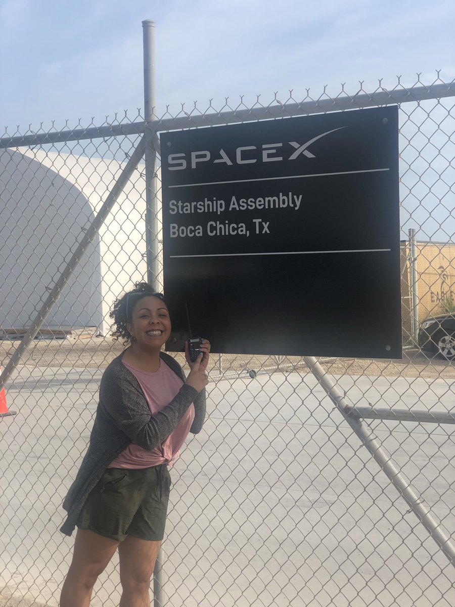 hellodanielson's tweet photo. @elonmusk we drove our family 10 hours to see Starhopper! It’s beautiful! #SpaceX https://t.co/X0xaJ3dogQ