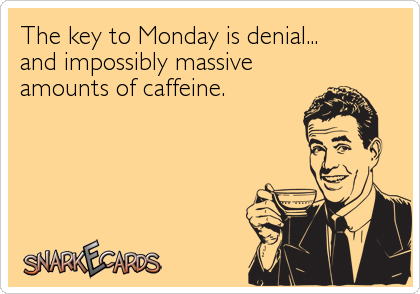 Already on my third cup...☕️