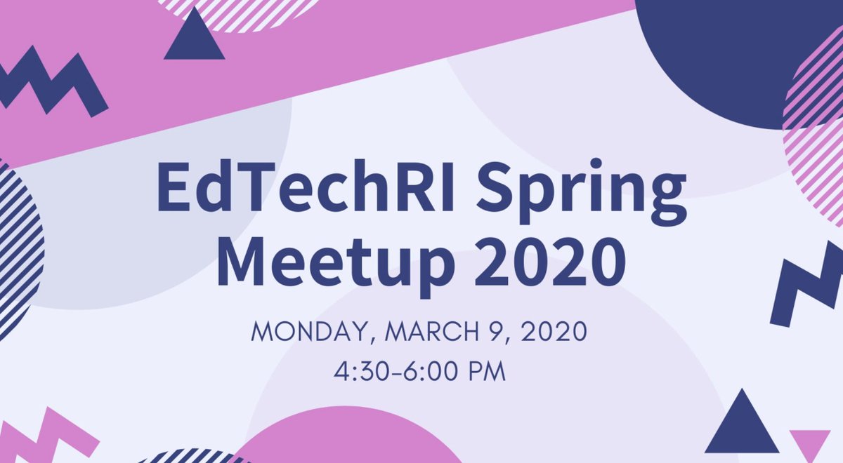 edtechSAE's tweet photo. I'm looking forward to hosting the #EdTechRI Spring Meetup today from 4:30-6:00 pm @HighlanderInst! Explore & play with some of the newest edtech products like @spinndleinc @beanything_co @Thimbleio @unruly_studios Hope to see you there! https://t.co/9NqeO2Q78I https://t.co/HsMCJ2RFiM