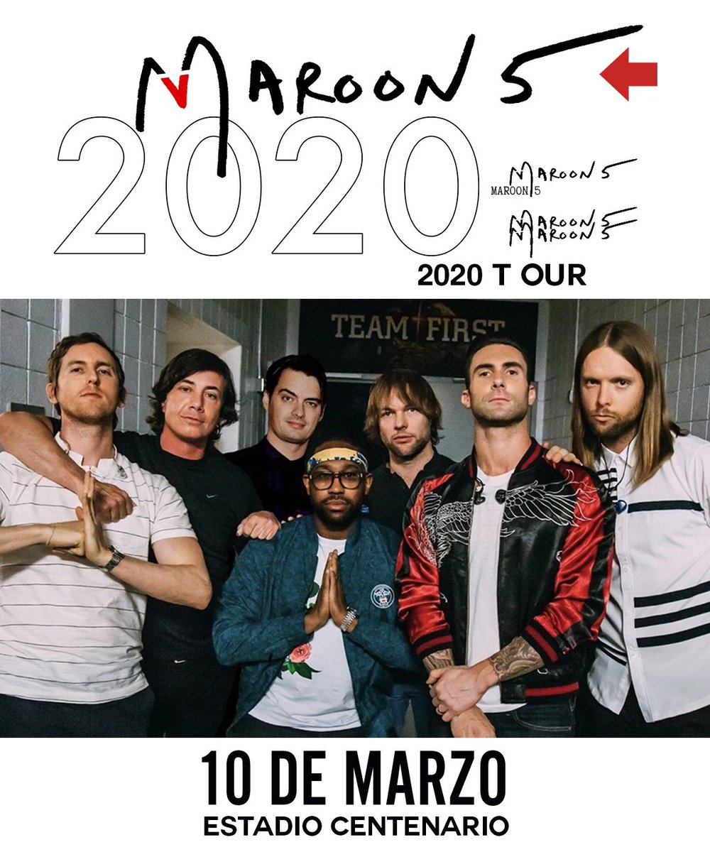 Si aun no compraste tu entrada para el show de MAROON 5, te informamos que la producción del evento liberó recien a la venta un cupo de entradas del Anillo 3. 🔥🔥

✅MAROON 5 - Martes 10/3 - ESTADIO CENTENARIO

🎟Compra tus entradas en reduts.com.uy y puntos de venta.