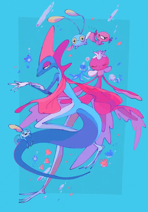 #水ポケモンの日
水タイプおめでとう!愛しているぞ 