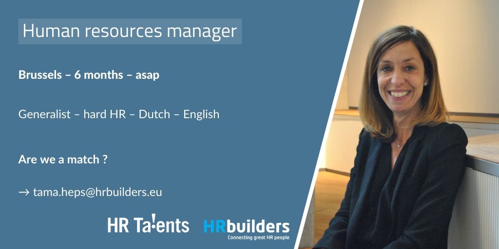 HRTalents_BE's tweet photo. 🇧🇪 Are you the #HRManager we're looking for?
And is this the assignment you're looking for?
➡️Send your CV to Tama at tama.heps@hrbuilders.
#HumanResources | #InterimManagement | #Freelance | #HRbuilders | #HRTalent https://t.co/DgM7qnQn7d