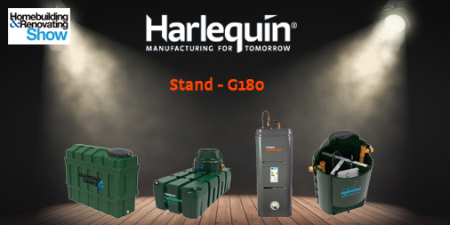 HarlequinMFG's tweet photo. Countdown has begun for the @HBR_Show at the NEC #Birmingham from March 26-29. Come visit us at stand G180. We're going to showcase one product each from our four product categories #HydroClear, #HydroStore, #HeatStream and #StorageTanks. More info here - https://t.co/zdq1TNqlL0. https://t.co/Req1h2dUZK
