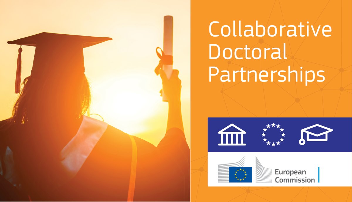 MSCActions's tweet image. Universities/HEIs, that's for you 👉 @EU_ScienceHub launched the “Collaborative Doctoral Partnership programme” to establish strategic collaborations with higher education institutions that grant doctoral degrees!
Apply by 3 May 2020 ✅ More info: europa.eu/!Tu68Ft