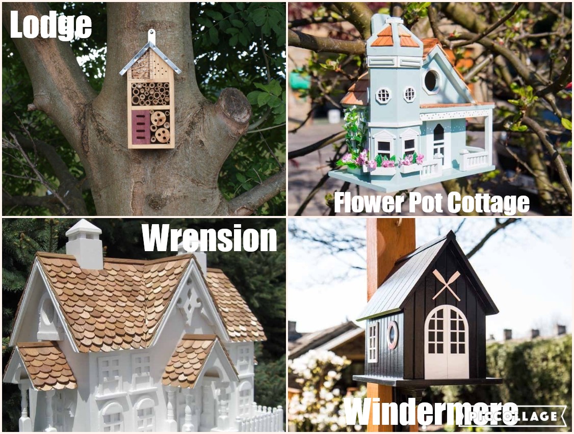 DecGardens's tweet photo. With Mothers day coming up, now is a great time to think about gifts. How about one of our charming birdhouses or insect hotels? Many styles to choose from, all at excellent prices. #BirdHouses #BirdBoxes

Check out the full range at:
https://t.co/FAqlVH13km https://t.co/E976RxyGjz