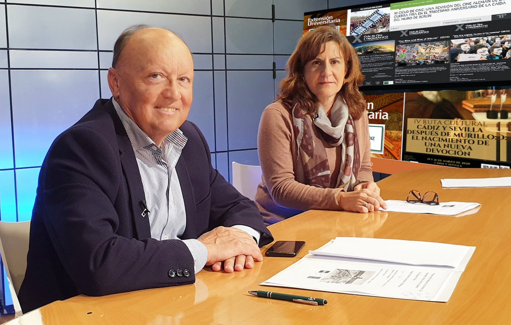 Matrícula Abierta, XI Ciclo de Cine Alemán, IV Ruta Cultural de Murillo, I Jornadas de Psicología, Tardes de la UNED...
Manuel Barea y Paloma Bueno, director y profesora de #UNED-Cádiz, nos informan sobre las próximas iniciativas  previstas por el centro gaditano.