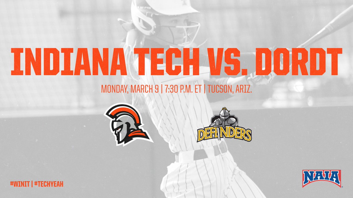 INTechWarriors's tweet photo. Mother Nature canned the first two games, but it's #TechGameDay again! @INTechSoftball looks to get the games underway in Tucson today with a tripleheader against @StritchWolves @JimmieAthletics and @dordtdefenders! #TechYeah #WinIT #NAIASoftball https://t.co/FejR1yxrxs