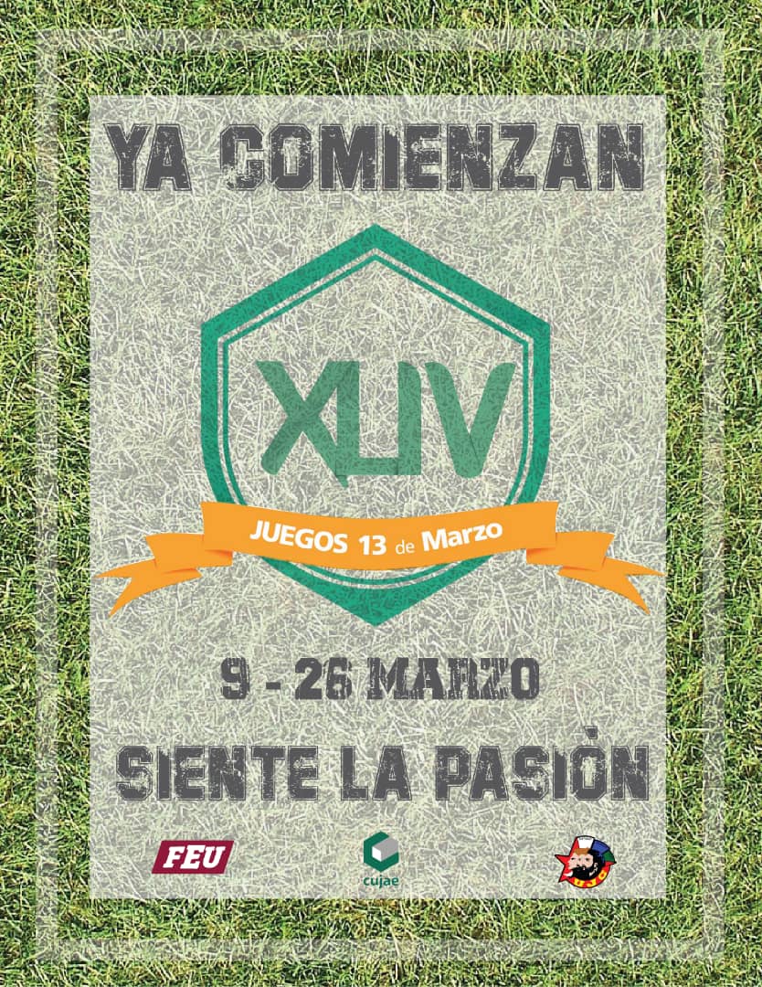Ya comenzaron los esperados #JuegosDeportivos #13DeMarzo, El <a href="/AlmaCujae/">Alma Cujae</a> se viste deportivamente para la ocasión🏋️‍♀️🏋️‍♂️🤼‍♀️🤼⛹️⛹️‍♀️🤾‍♀️. 
🥇
🥈
🥉

@FIABCujae <a href="/telecujae/">Facultad de Telecomunicaciones y Electrónica CUJAE</a> <a href="/CujaeIndustrial/">Facultad de Ingeniería Industrial de la CUJAE</a> <a href="/quimicacujae/">Facultad de Ingeniería Química</a> <a href="/CivilCujae/">Facultad de Ingeniería Civil CUJAE</a> <a href="/elecujae/">Facultad de Ingeniería Electrica de la CUJAE</a> @mecanica_cujae <a href="/AndresCarvaE/">Andres Carvajal</a> <a href="/DanhizDP/">Danhiz Díaz Pereira</a> <a href="/FeuCuba/">FEU de Cuba</a> <a href="/11ujc/">11 Congreso UJC</a> <a href="/UJCuba/">UJC</a>
