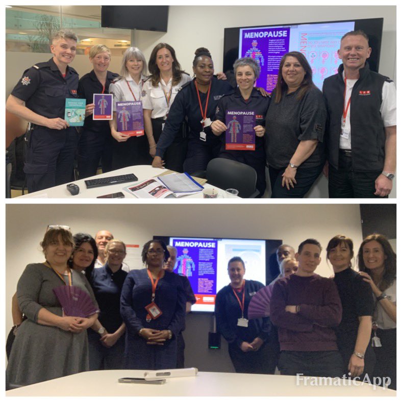 Thankyou to all my @LondonFire colleagues who attended #MenopauseChampions awareness session on Friday and today. Let’s keep the conversation going and remove the stigma of menopause #KnowYourMenopause #makemenopausematter @Pausitivity2