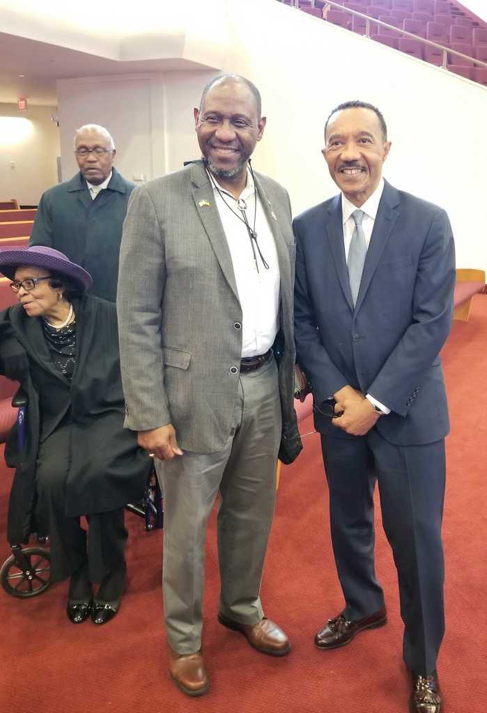 Mfume4Congress's tweet photo. Yesterday, we were blessed to worship at the First Baptist Church of Guilford in Howard County with Pastor Tyrone P. Jones, IV. and Rev. Dr. Elizabeth Regina Sapp Jones. We are indeed seated at the table with our savior! #FBCOG #houseoffaith #VoteApril28 #MfumeforCongress https://t.co/H5nwfPSpNm