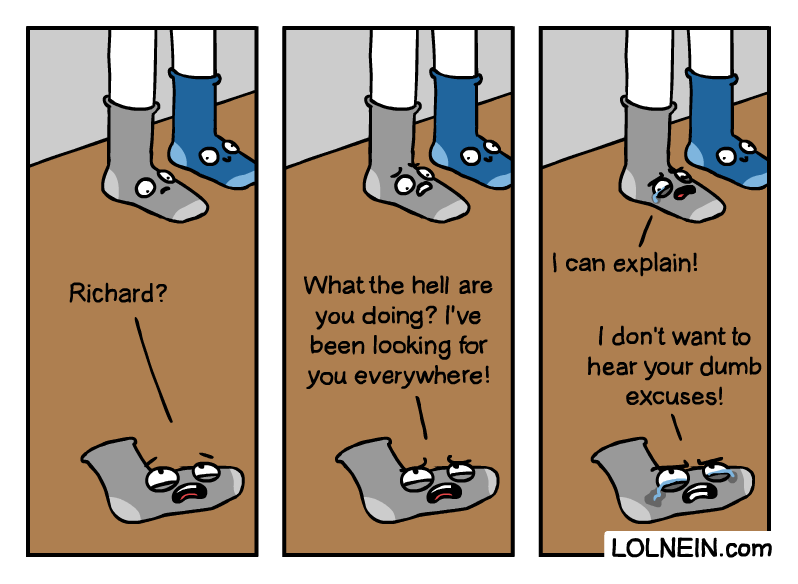 "A Socking Discovery" (via lolnein on Reddit)