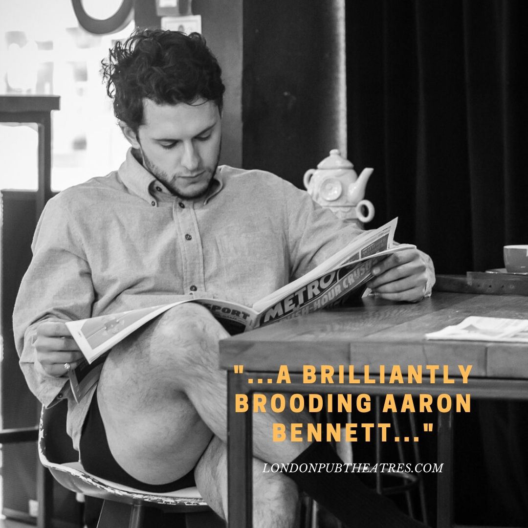 Praise for <a href="/_aaronbennett/">Aaron Bennett</a> who plays Cliff in Look Back in Anger <a href="/WhiteBearTheatr/">White Bear Theatre</a>. Last week this week, book your tickets while you still can for this intimate show! whitebeartheatre.co.uk/whatson/Look-B… #FringeTheatre #revival #JohnOsborne #LookBackInAnger #NewTalent