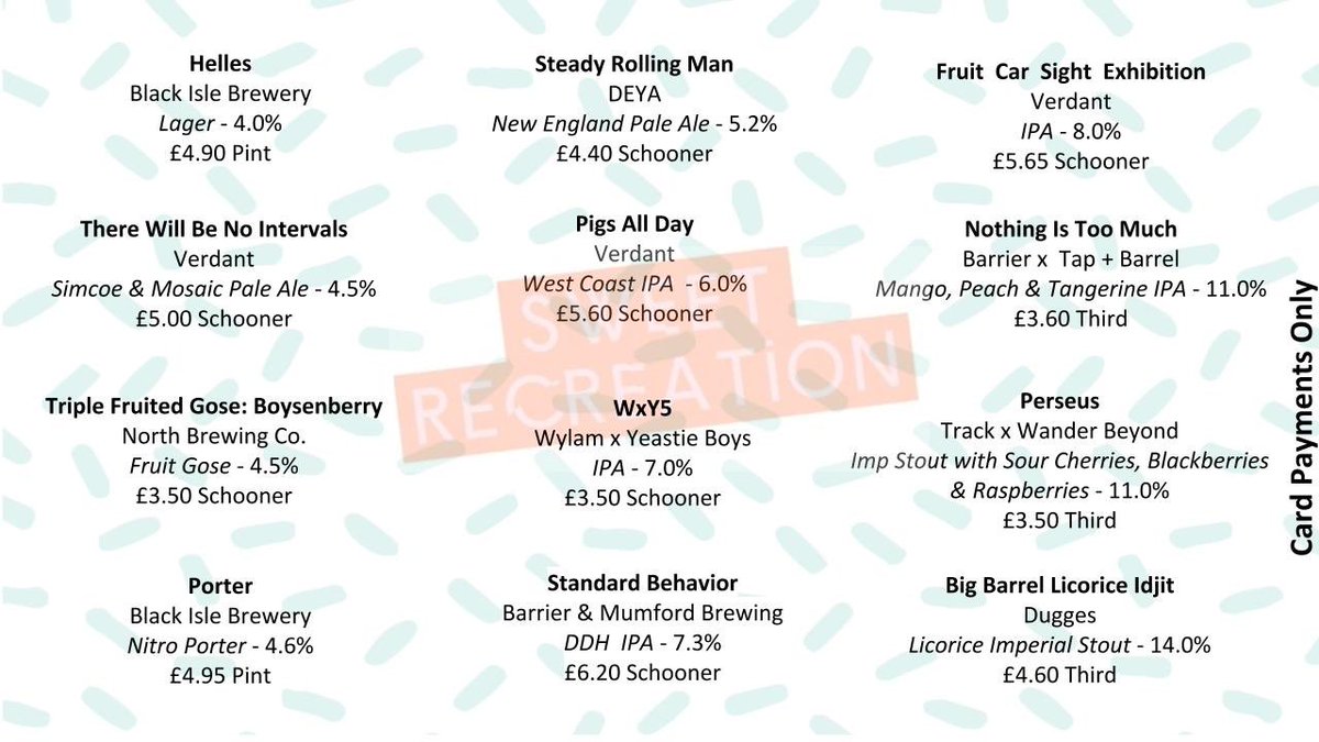 SweetRecDraft's tweet image. M O N D A Y // T A P S