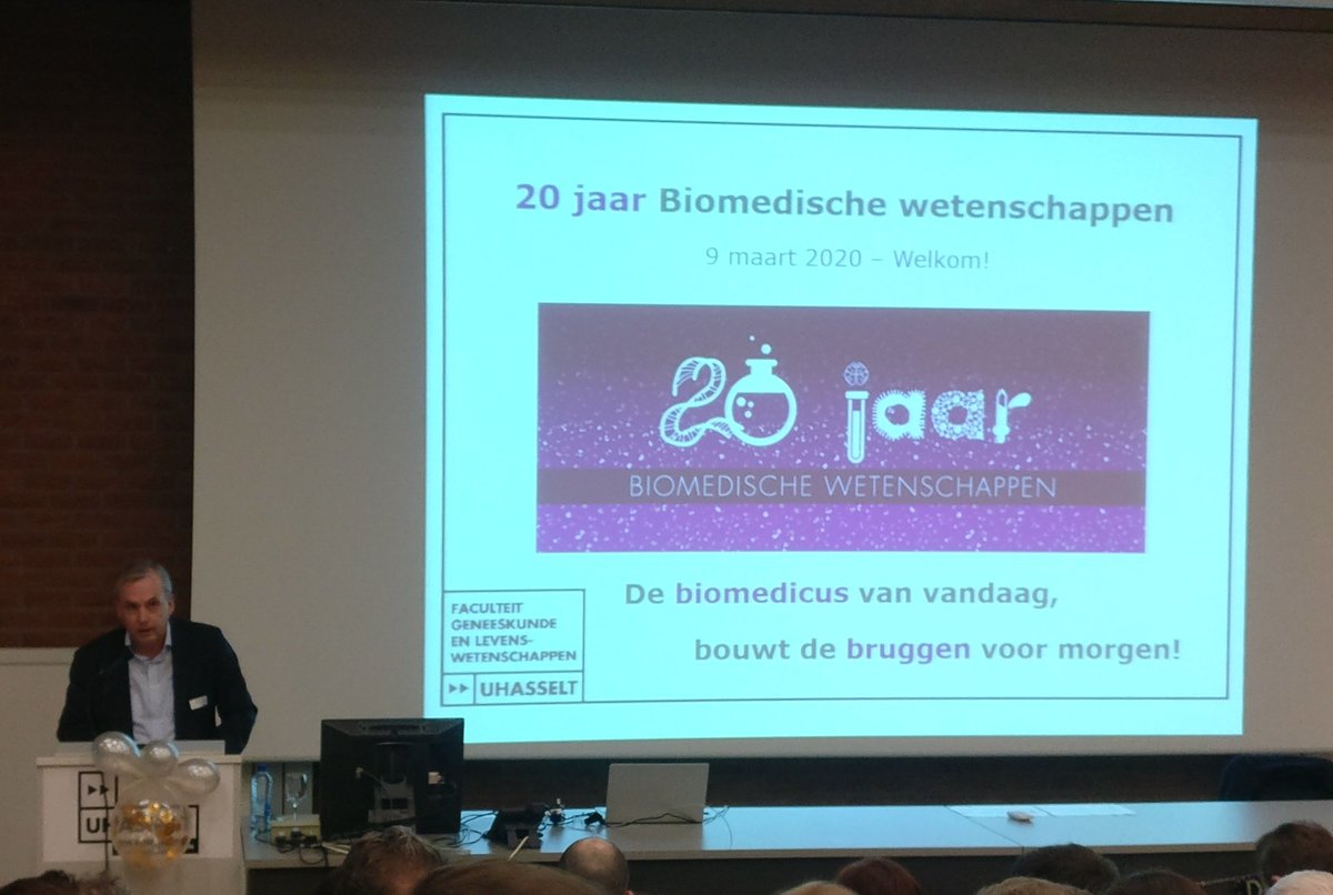 DesireeGoubert's tweet photo. Very excited to be present at the 20th anniversary of #BiomedicalSciences @uhasselt! Looking forward to the many familiar and new faces and ways to build bridges in this exciting field 🤗 #scienceweek #sciencetwitter #Bridgethegap https://t.co/C9gce9nSpz