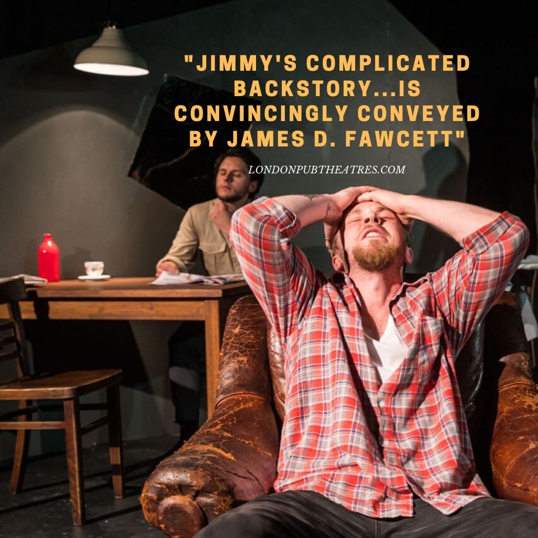 Praise for @JamesD_Force who plays Jimmy in Look Back in Anger <a href="/WhiteBearTheatr/">White Bear Theatre</a>. Last week this week, book your tickets while you still can for this intimate show! whitebeartheatre.co.uk/whatson/Look-B… #FringeTheatre #revival #JohnOsborne #LookBackInAnger #NewTalent