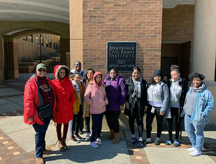 TrinityDC's tweet image. #TrinityDC students that are on #AlternativeSpringBreak have arrived in Selma, Alabama. This week they will meet people who marched with Dr. Martin Luther King and continue the dream of civil rights by serving others in that community.