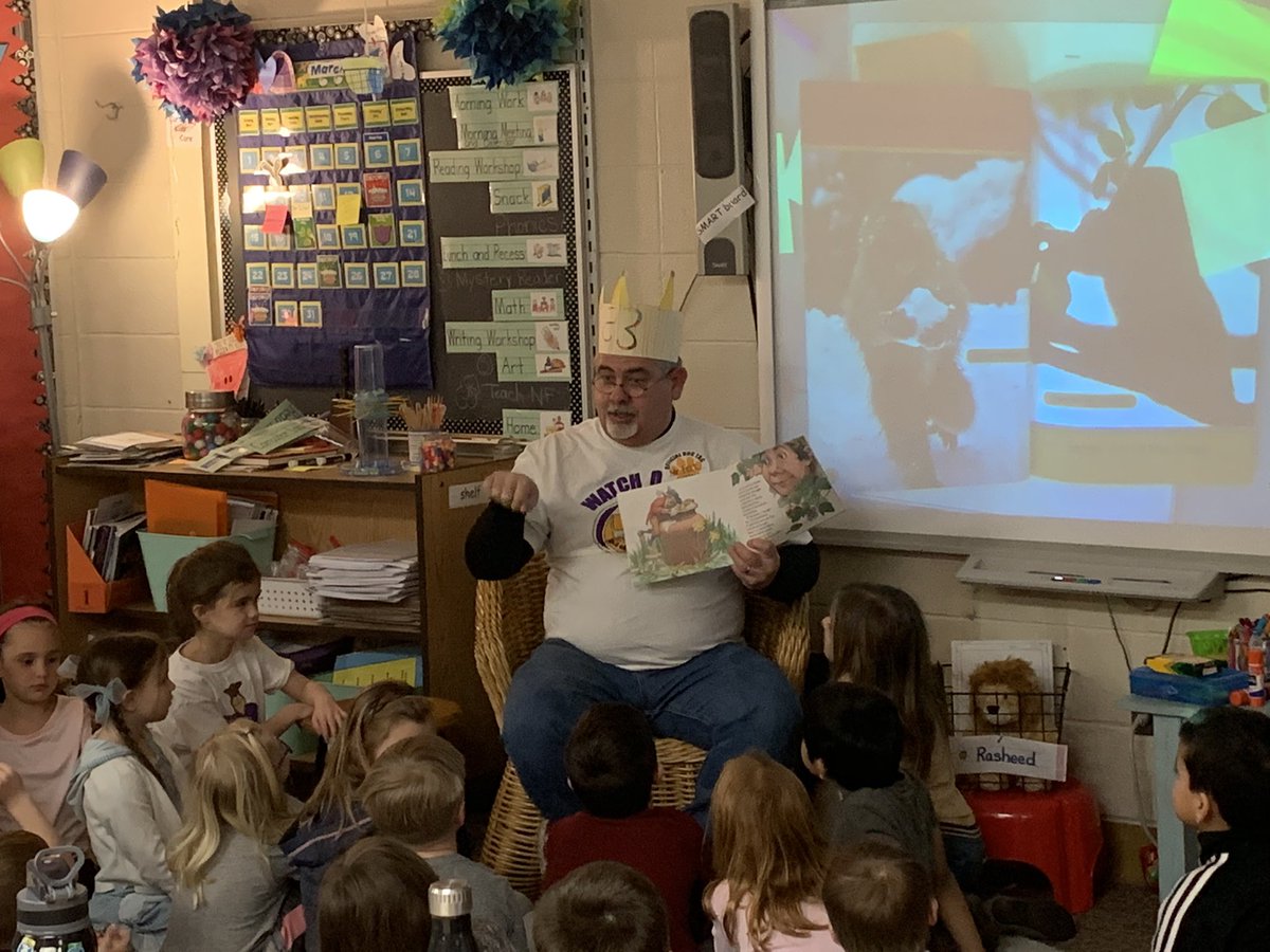 When you’re the Watch Dog on your birthday you get to wear a crown!!! Happy Birthday, Mr. Felt! Happy Birthday! <a href="/KurtzElementary/">Paws the Cougar</a>