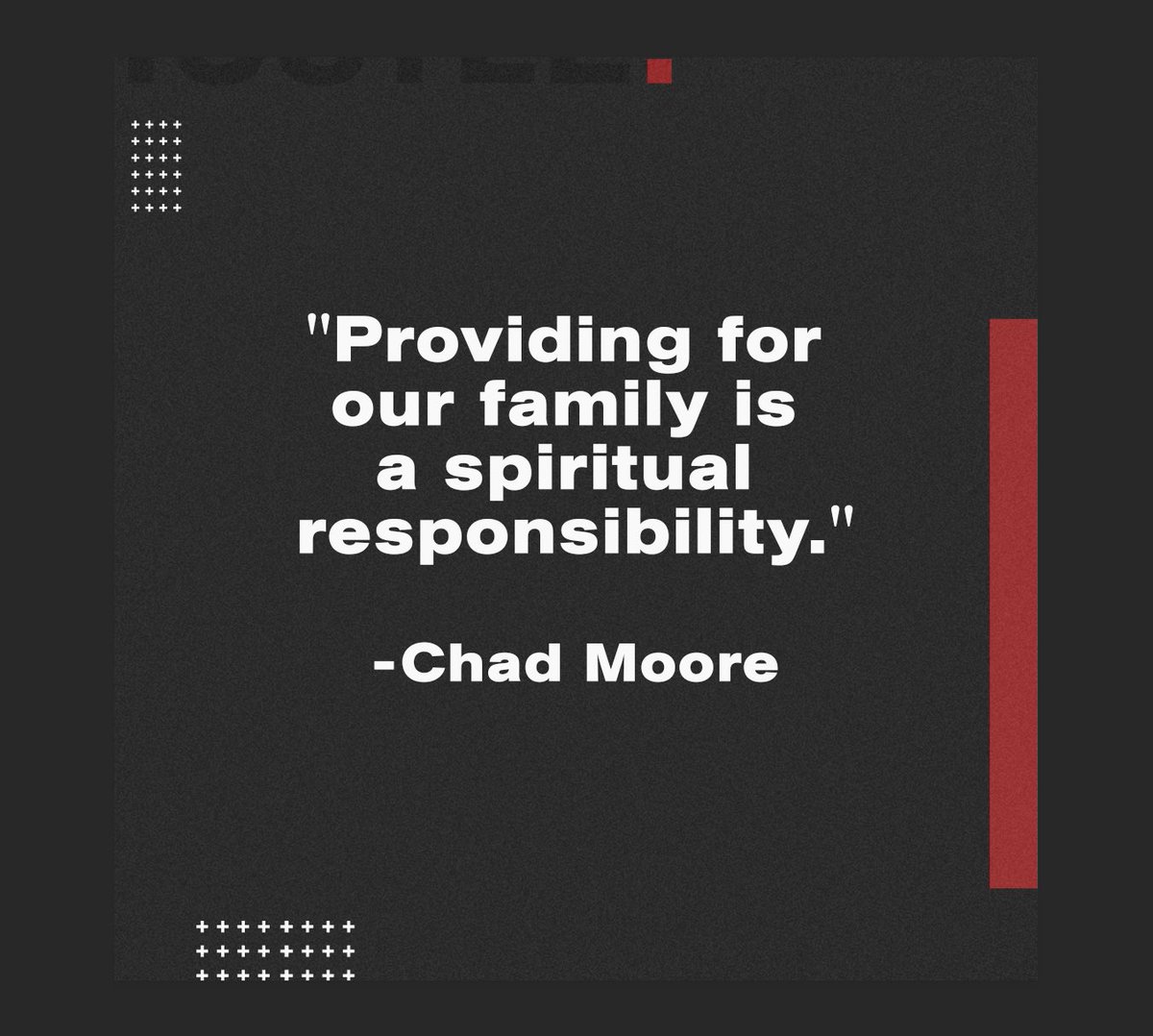 SunValleyCC's tweet photo. "Providing for our family is a spiritual responsibility.”⁣
- Chad Moore⁣
⁣
#sunvalleycc #inthehustle #work #meetknowfollow #lovegodlovepeople #motivationalquote #motivationmonday https://t.co/2OiIAmHQDi