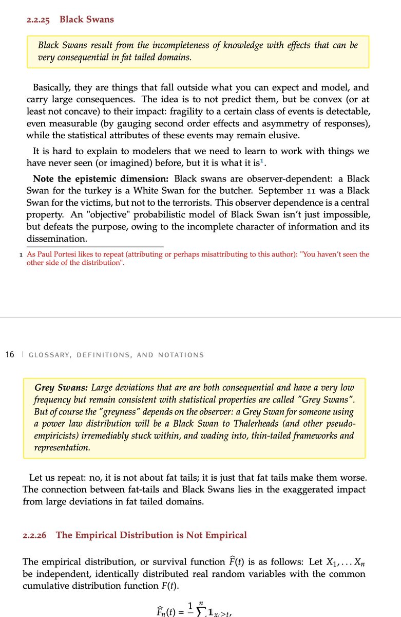 nntaleb's tweet photo. Explaining "Black Swans" and their connection to Fat Tails in new technical book. https://t.co/SuaW8JZjm7