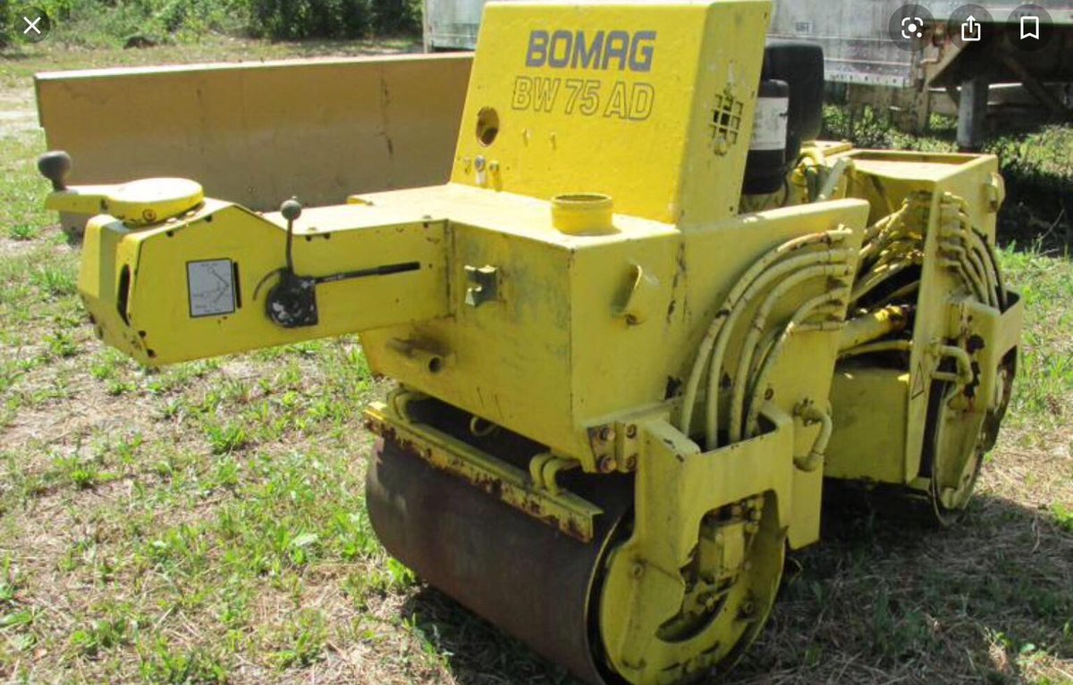 henryturner30's tweet photo. On the look out for a Bomag BW75 AD walk behind roller, anybody know of any for sale? Thanks https://t.co/Fp7JyLb3Qk